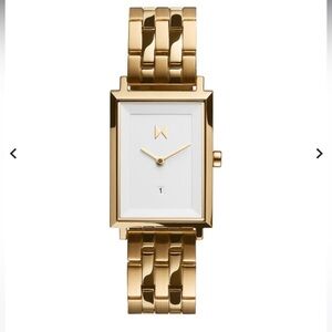 MVMT Signature Square Charlie Gold 24mm Women’s Watch NEW